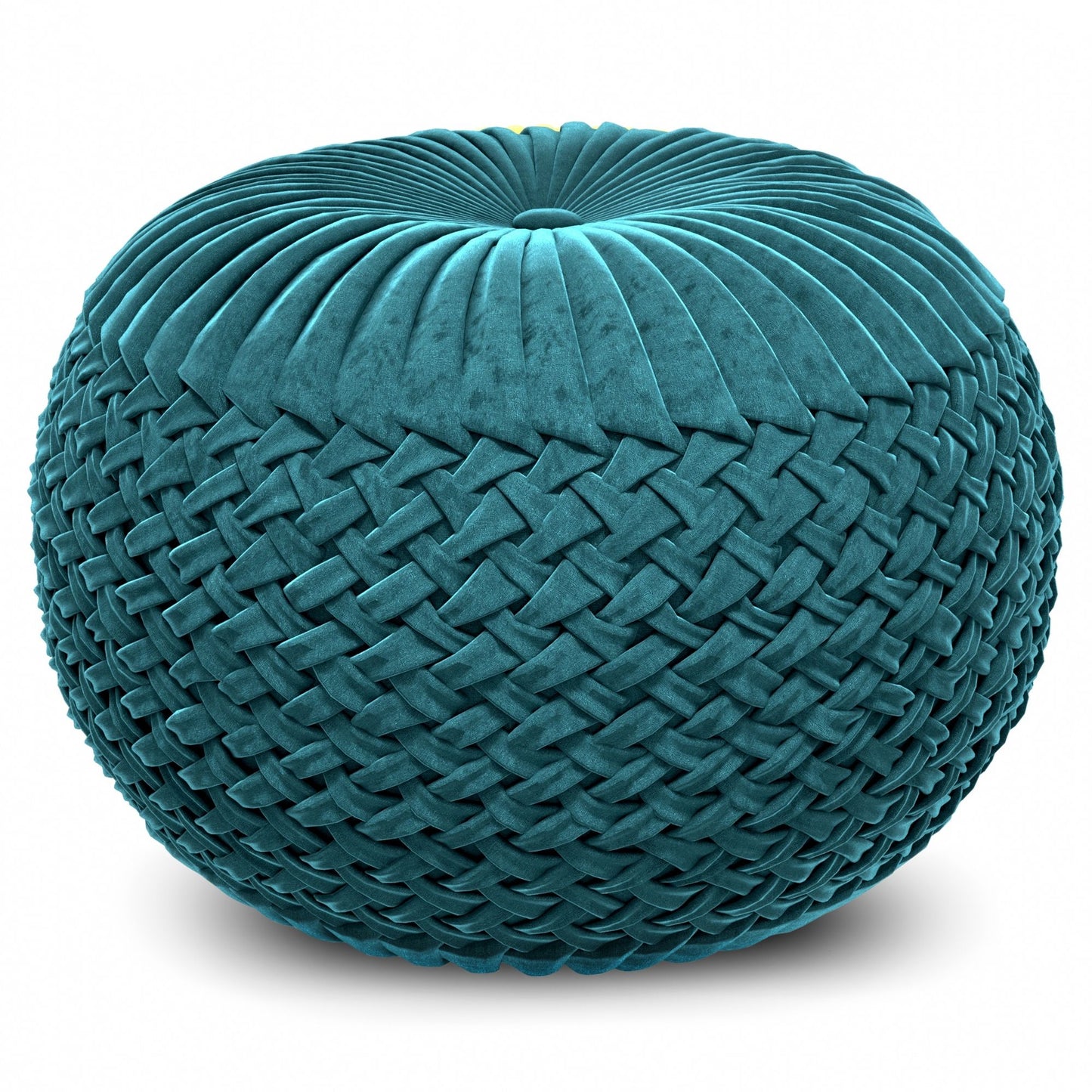 Grafton - Handcrafted Round Pouf