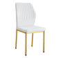 Luxury Simple Chair With Metal Leg