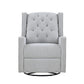 Milah - Gliding Swivel Recliner Tufted