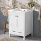 Bathroom Vanity With Integrated Undermount Ceramic Sink, 2 Doors And 1 Drawer, Soft Close Hinges