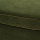 Knox - Square Storage Cocktail Ottoman - Olive Green