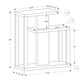Accent Console Table For Entryway, Contemporary, Elegant Design