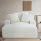 Cloudline - Oversized Chaise Lounge, Modern Comfy Couch With Full Foam Cushioning, Cozy Sleeper Sofabed
