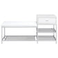 Yesler - 1 Drawer Storage Bench - Glossy White