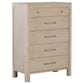 Flores - 5 Drawer Chest - Mango Color