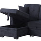 Sectional Sofa Bed - Dark Blue
