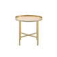 Mithea - End Table - Oak / Gold