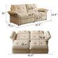 Sofa Bed, 2 In 1 Design For Living Rooms