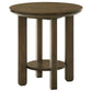 Crispin - Round Table With Lower Shelf