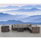 Stylish Entertainment Sectional Set, Outdoor Living