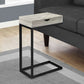 Accent Table, C - Shaped Contemporary Elegant Desig