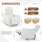 Wall Hugger Power Recliner Chair With USB Port (Type-C)