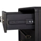 3 Drawer Nightstand With USB - Black