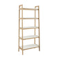 Parker - Bookcase With 5 Shelves - Off White / Natural