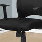 Office Chair, Adjustable Height, Swivel, Ergonomic, Armrests, Mesh - Black