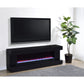 TV Stand Fireplace Console With Bluetooth Speaker