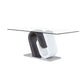 Anne - Dining Table - White / Gray