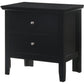 English Dovetailed Drawers Nightstand