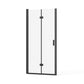Bifold Frameless Shower Door With Tempered Clear Glass