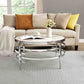 Elegant Round Table With Sintered Stone Top & Sturdy Metal Frame