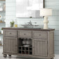Rustic 2 Tone Sever With Powerpack - Gray