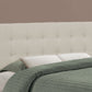 Full Size, Bed Headboard Only Upholstered, Transitional - Beige
