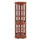 Corner Curio Cabinet With 5 Shelves And Lighting System (E26 Light Bulb Not Included)