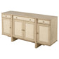 Kimpton - 4 Door Sideboard Buffet Cabinet - Beige