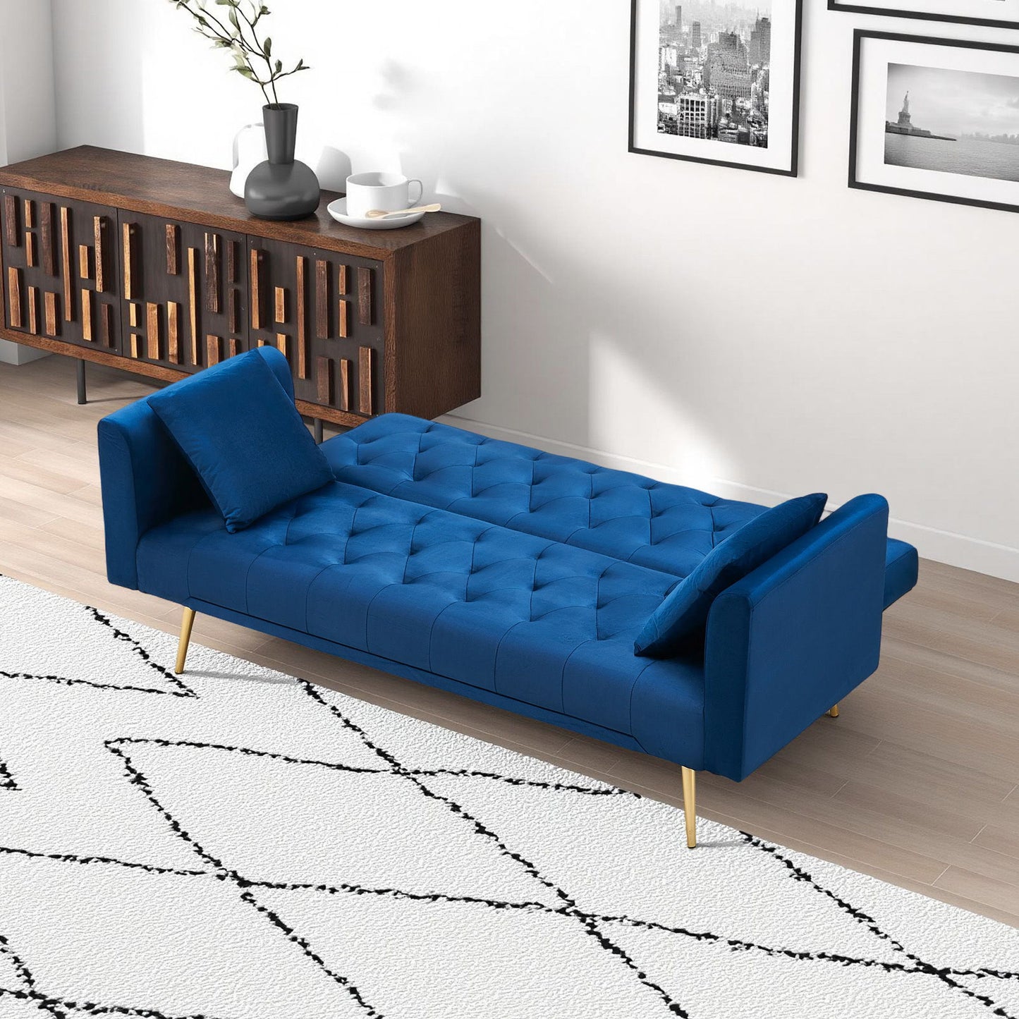 Convertible Double Folding Living Room Sofa Bed
