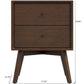 Caroline - Mid-Century Modern Style Night Stand 2 Drawer