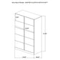Lauryn - 5 Drawer Bedroom Chest - Gloss White