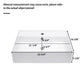 Modern Ceramic Rectangular Wall Mounted Bathroom Sink With Faucet Hole & Overflow
