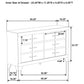Strout - 6 Drawer Dresser - Cream
