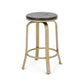 Mirella - Set of 2 - 24" Black and Gold Counter Stools,