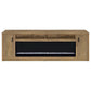 Nevada - Fireplace TV Stand With Flame Visualizer - Brown