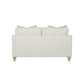 Loveseat Reversable Cushion With 2 Pillows - Off White