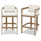 Bar Stool For Gardens And Patio (Set of 2) - Wood