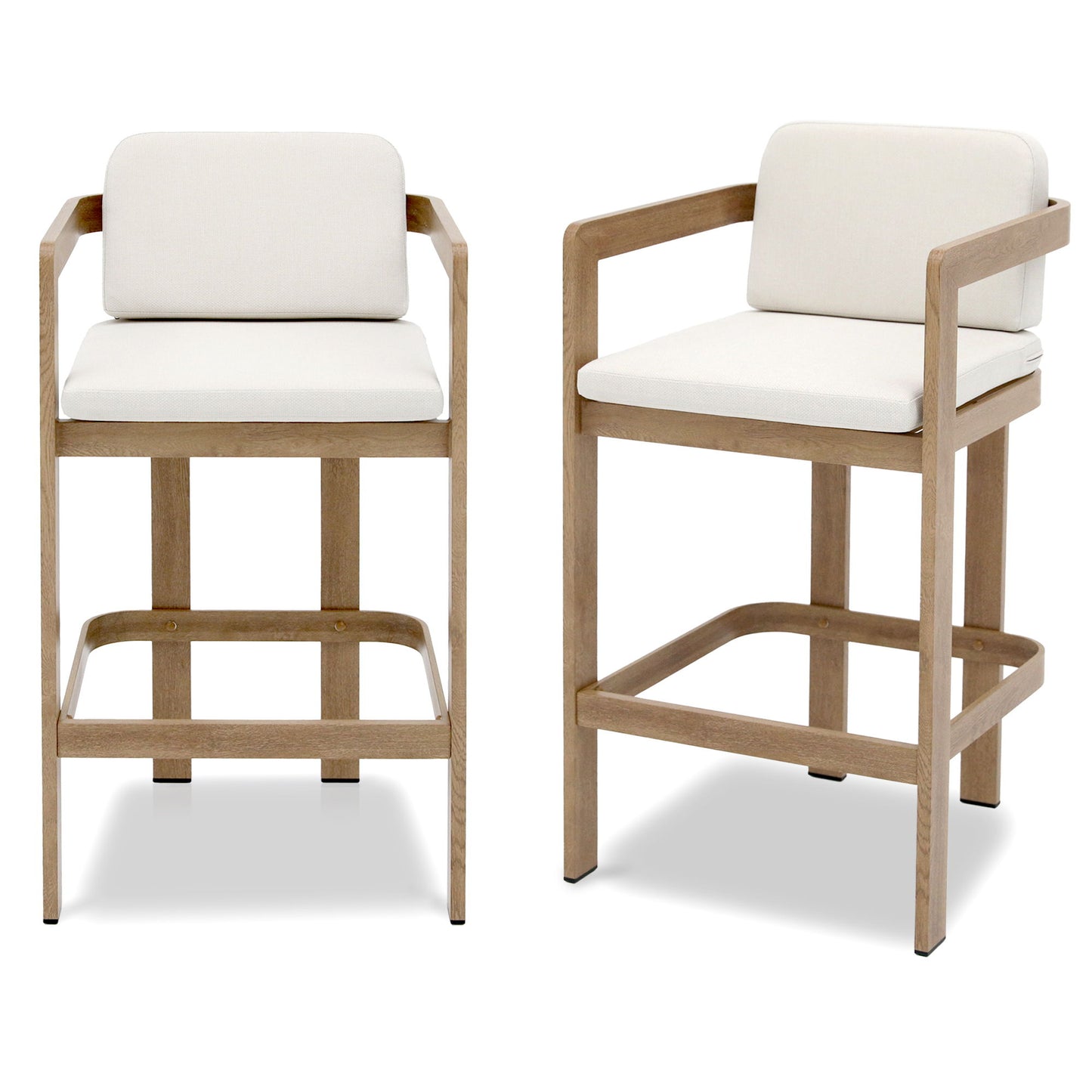 Bar Stool For Gardens And Patio (Set of 2) - Wood