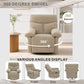Swivel Rocker Recliner Chair With Manual Recline For Living Room