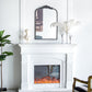 Arch Mirror, Baroque Inspired Wall Decor For Bathroom, Bedroom, Living Room