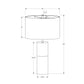 Lighting, Table Lamp, Concrete, Contemporary - Black / Gold