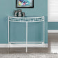 Accent Console Table For Entryway, Contemporary And Modern - White