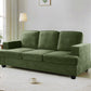 Modern Sofa, Comfortable 3 Seater Couch With Deep Seating, Loose Back Cushions, Wide Arms