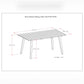 Kona - Outdoor Dining Table - Light Teak