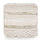 Sommer - Square Pouf - Off White