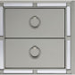 Chloe - Nightstand - Gemstone Silver