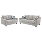 Lido - 2 Piece Sofa Set - Light Gray