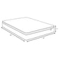 Constance - 11" Pillow Top Hybrid Mattress With Memory Foam And Open Coils