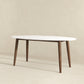 Ada - Mid-Century Modern Style Oval Dining Table