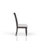 Upholstered Seat Ladderback Side Chair (Set of 2) - Coffee